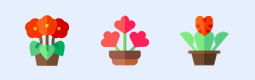 动物植物-花朵绽放图标下载